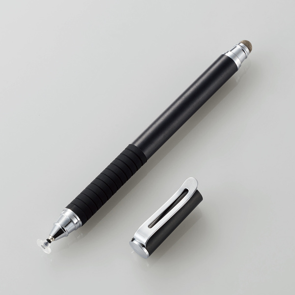 * new goods *ELECOM touch pen use . is possible to choose 2WAY(. electro- fiber / disk ) black 