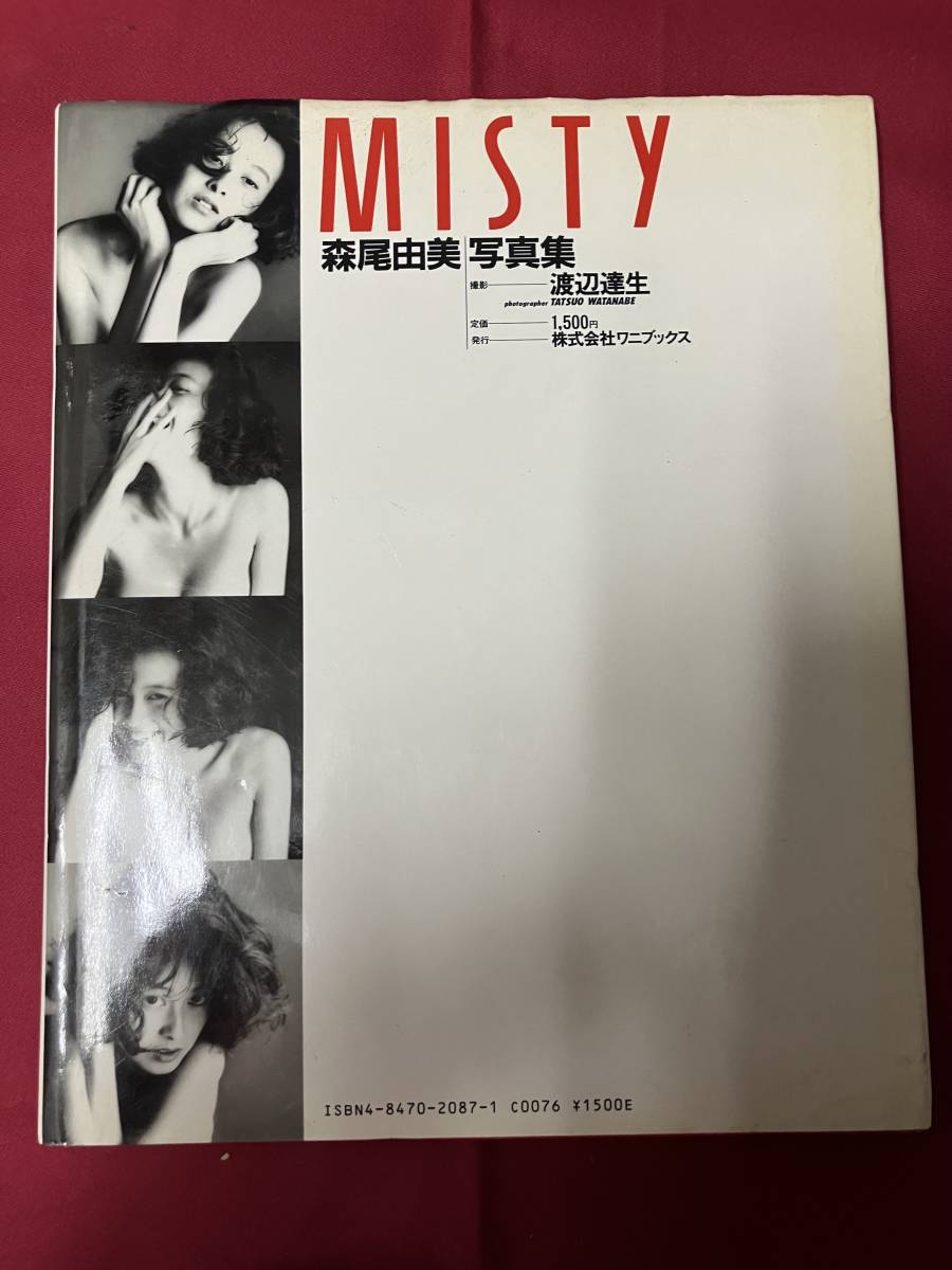 森尾由美写真集 MISTY 女優・タレント 水着・セミヌード 1988年初版 中古品の画像2