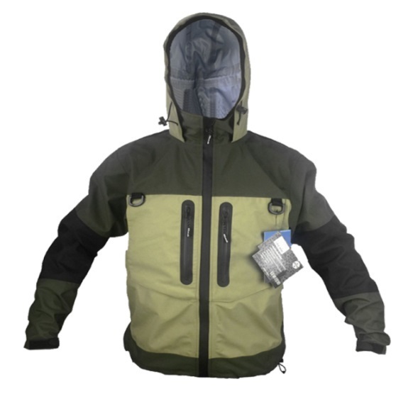送料無料 フィッシングジャケット ウェーディングジャケット 上着 迷彩 防水服 通気性 機能性 軽量 レジャー アウトドア