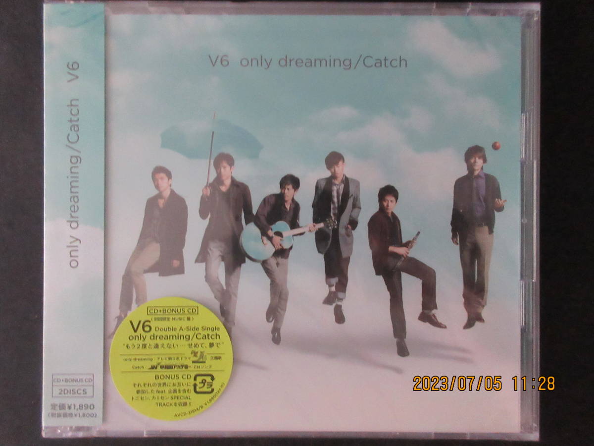 送料無料★新品未開封★初回限定MUSIC盤★only・dreaming★Catch★V６さん★_画像1