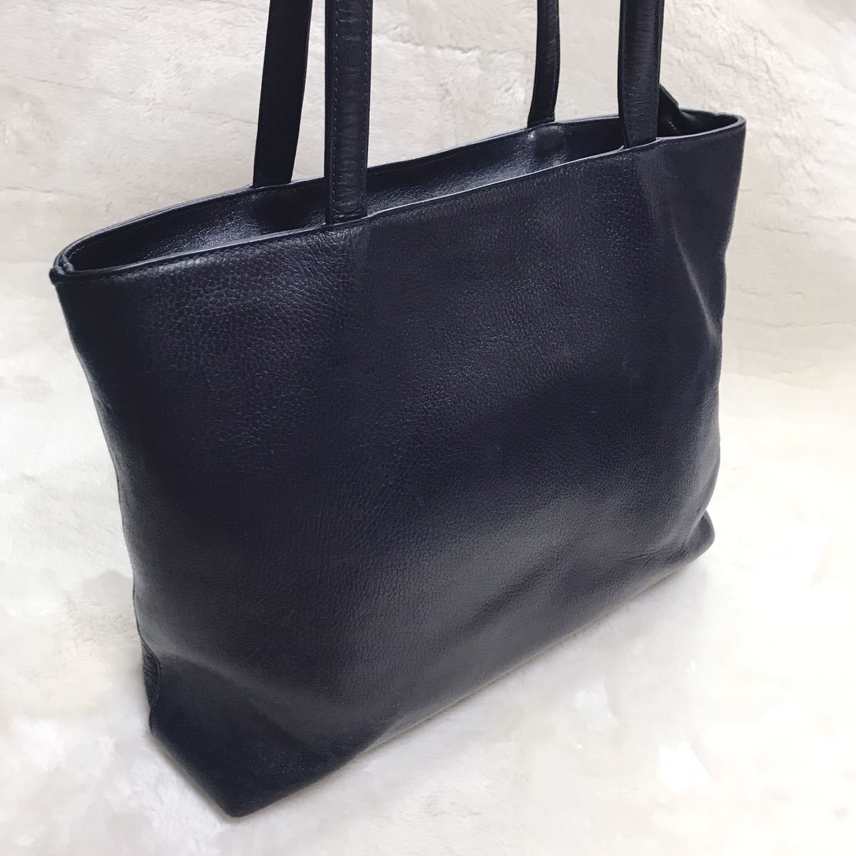 ハッシュタグ HushTug ビジネスバッグ ネイビー 本革 トート ハッシュタグ HushTug ビジネスバッグ ネイビー 本革 トート