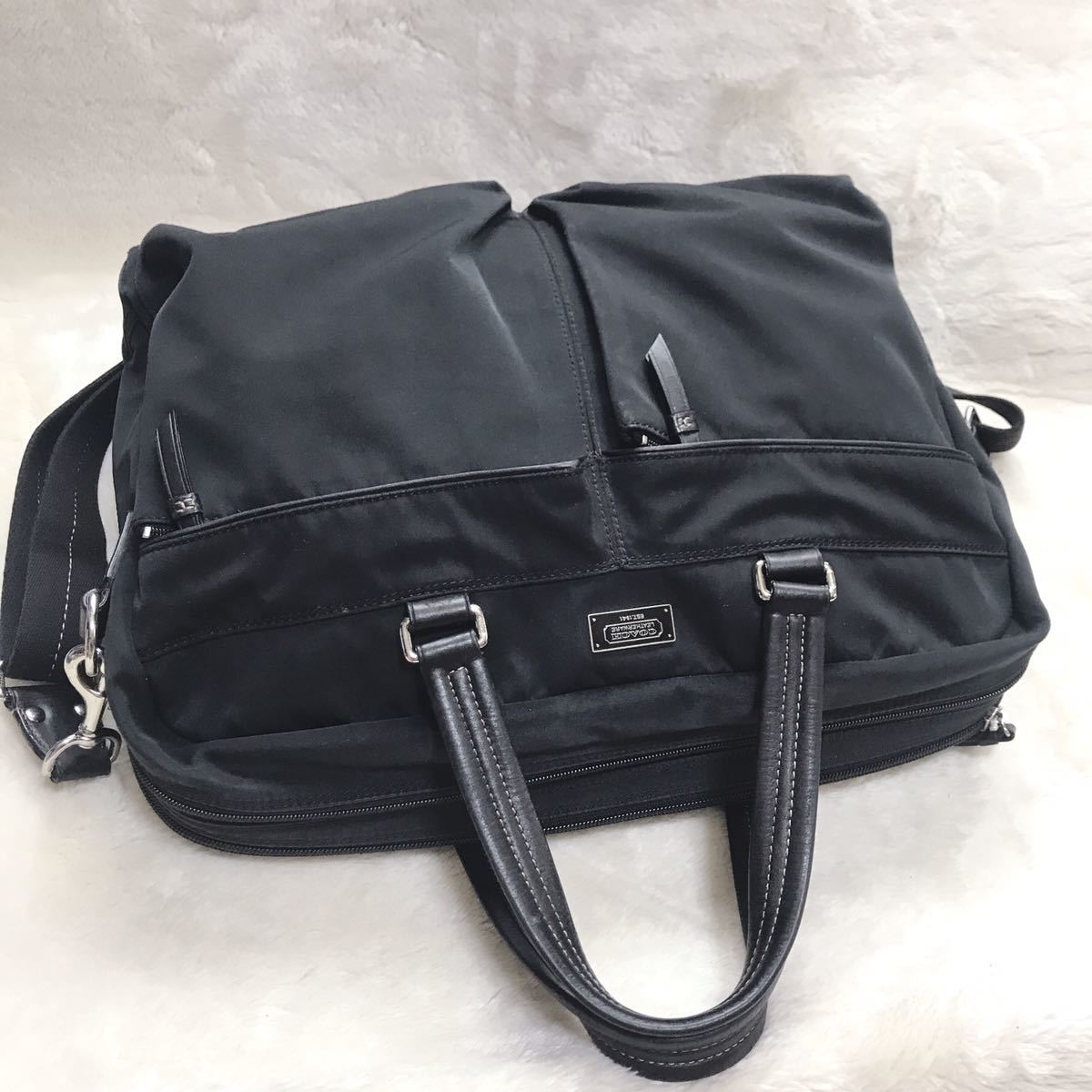 COACH コーチ 2way ナイロン レザー ビジネスバッグ ブリーフ COACH コーチ 2way ナイロン レザー ビジネスバッグ ブリーフ