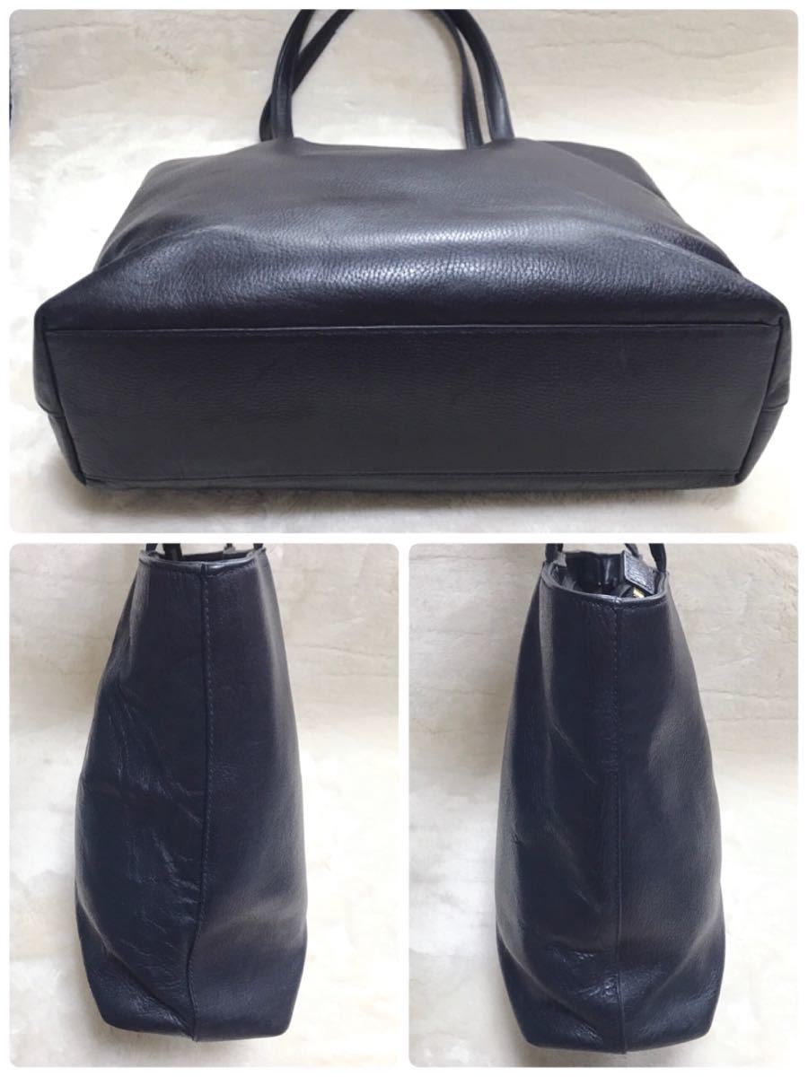 ハッシュタグ HushTug ビジネスバッグ ネイビー 本革 トート ハッシュタグ HushTug ビジネスバッグ ネイビー 本革 トート