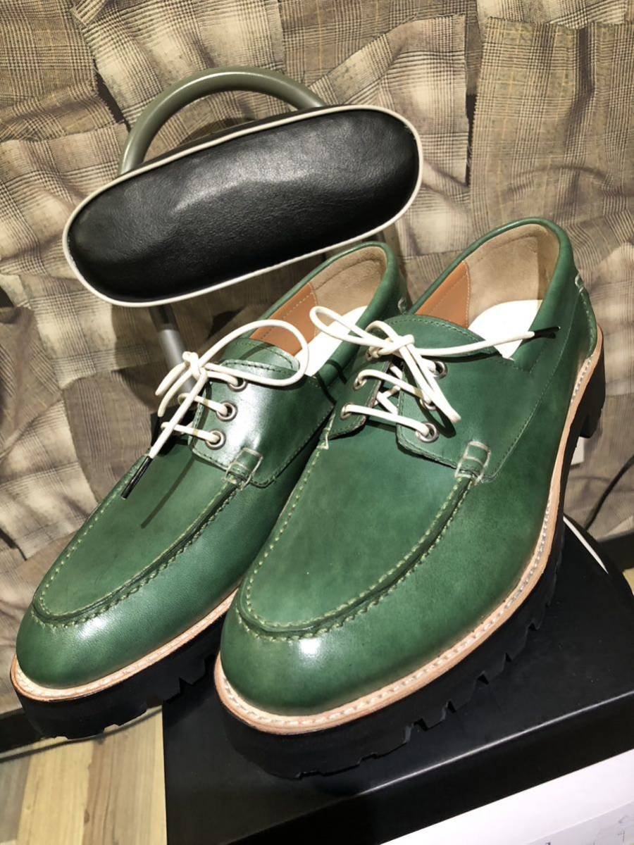 独特の上品 Classic 70'S アール EARLE Moccasin グリーン FK サイズ40