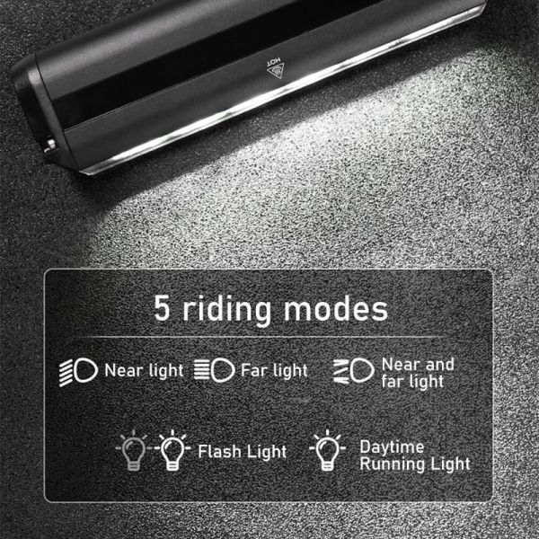 Toprider 900 2600 LM バイク 自転車 ライト usb led 充電式 セット