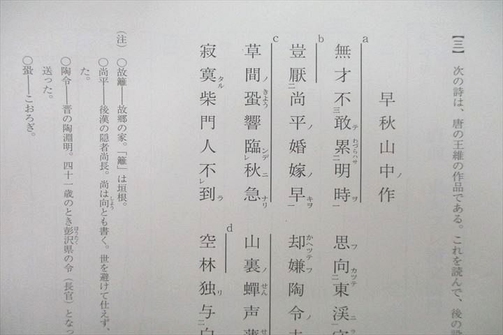 US25-109 駿台 東京大学 東大プレ漢文演習 テスト 未使用 2021 直前 02s0B_画像3