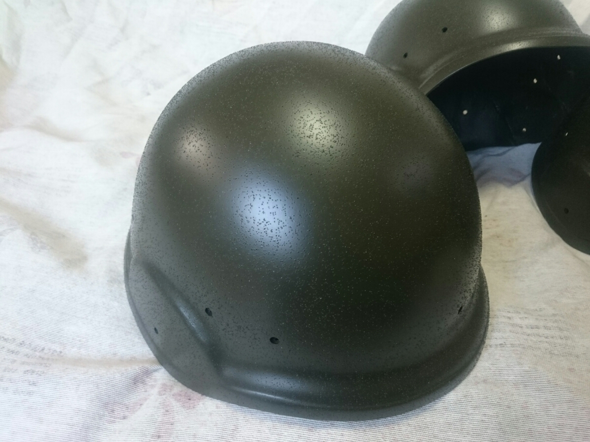 ヤフオク! - 自衛隊88式鉄帽レプリカ(小) 強度UPバージョン2。