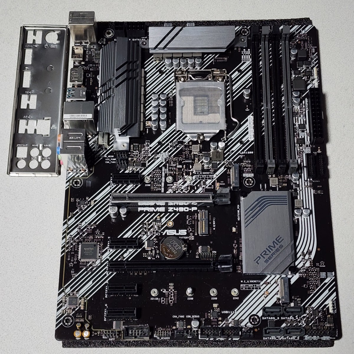 ASUS PRIME Z490-P IOパネル付属 LGA1200 ATXマザーボード 第10世代CPU