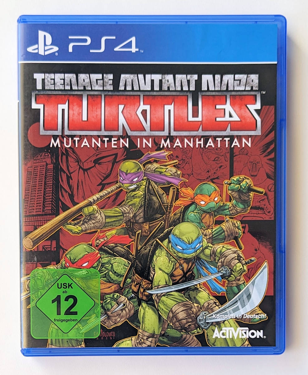 PS4 ティーンエイジミュータントニンジャター トルズ イン マンハッタン TMNT TURTLES MUTANTS IN MANHATTAN EU版 ★ プレイステーション4