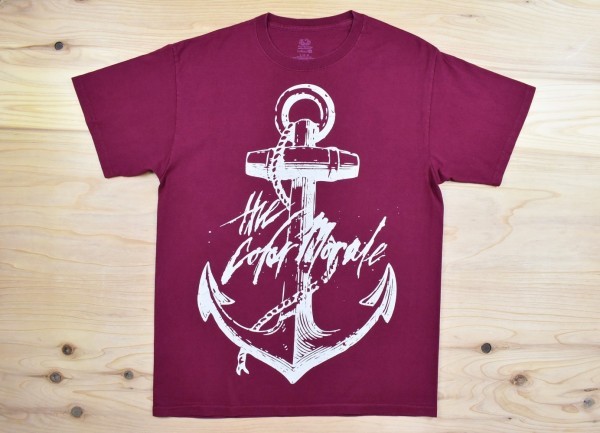 The Color Morale ザカラーモラール バンドTシャツ sizeL エンジ メタルコア スクリーモ ポストハードコア 音楽 アメリカ USA古着 ロックT_画像1