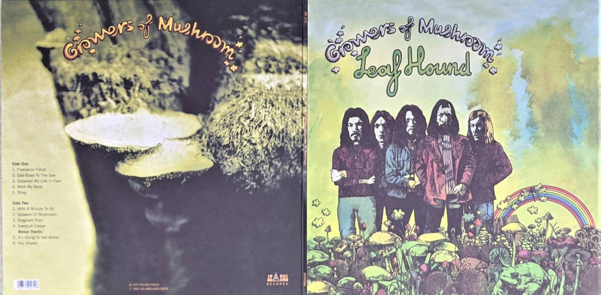 Leaf Hound リーフ・ハウンド - Growers Of Mushroom ボーナス・トラック2曲追加収録限定再発アナログ・レコード