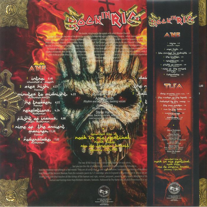 Iron Maiden アイアン・メイデン - The Victory Of Death: Rock In Rio Festival Rock City January 11th 1985 (Deluxe Edition) 二枚組CD