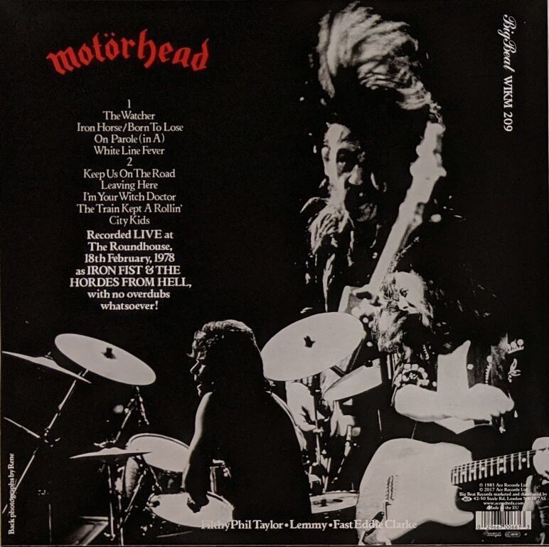 Motorhead モーターヘッド - What's Words Worth? - Recoded Live 1978 限定再発レッド・カラー・アナログ・レコード_画像2