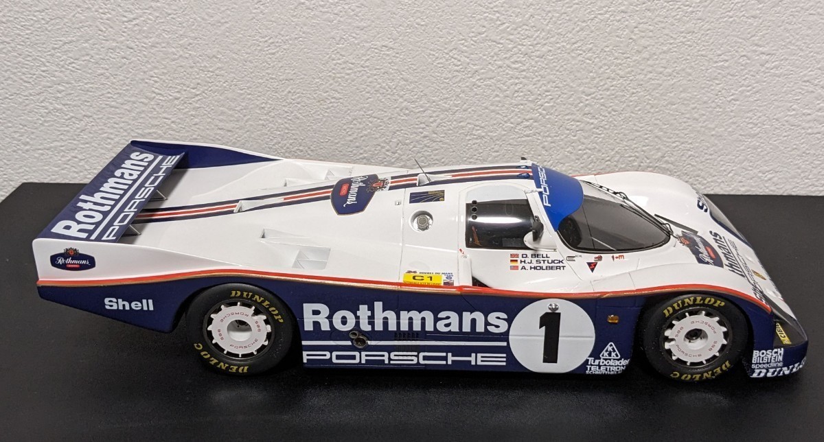 高額売筋】 1986 24h Mans Le 962C PORSCHE spark 1/18 winner タバコ