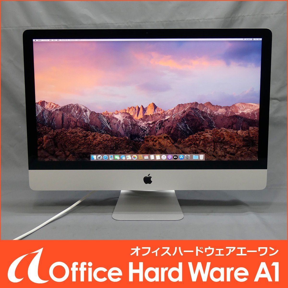 人気ブランドの Apple iMac (27-inch, Late 2013) Corei7(QC/3.5GHz