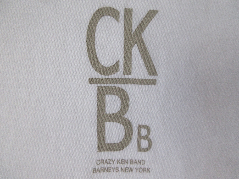 クレイジーケンバンド Barneys New York コラボ Tシャツ L ホワイト CRAZY KEN BAND バーニーズニューヨーク 横山剣 Yokoyama CKB バンド_画像6