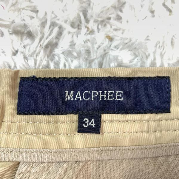 MACPHEE McAfee casual pants beige TOMORROWLAND Tomorrowland cotton polyurethane 34 B2068