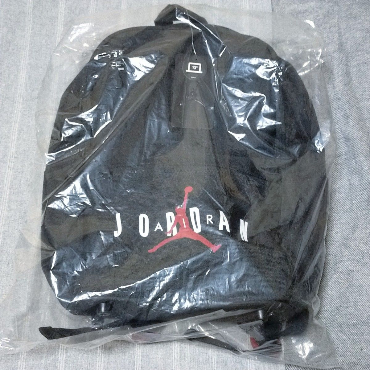 エアジョーダン　AIR JORDAN　バックパック　リュックサック　ブラック　黒色　ナイキ　ジャンプマン　ロゴ　