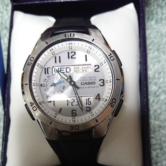 【カシオ】 ウェーブセプター 新品 腕時計 WVA-M650-7AJF 電波ソーラー ブラック 未使用品 メンズ 男性 CASIO