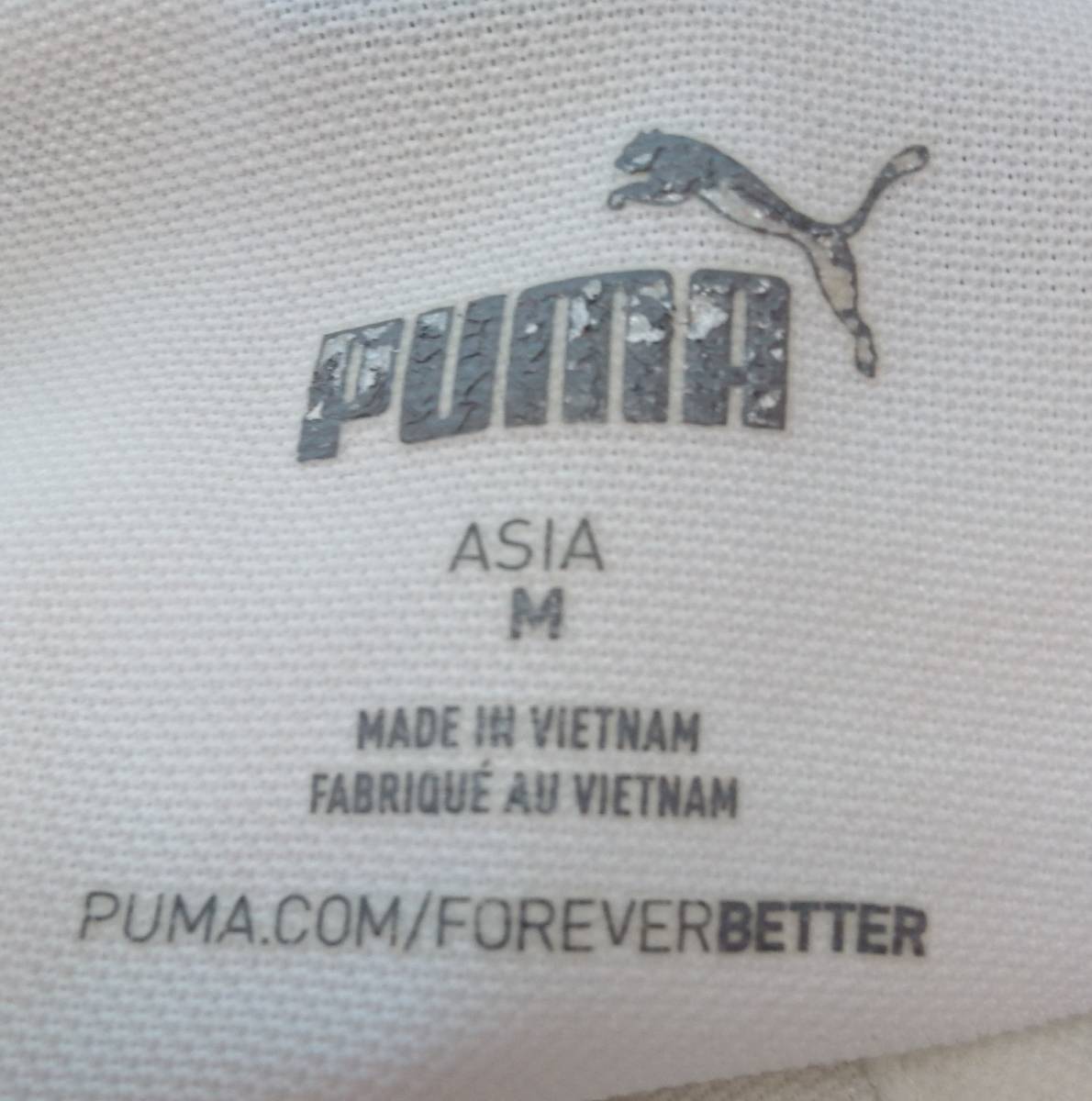 PUMA プーマ 半袖ポロシャツ ホワイト サイズM メンズ 01_画像3