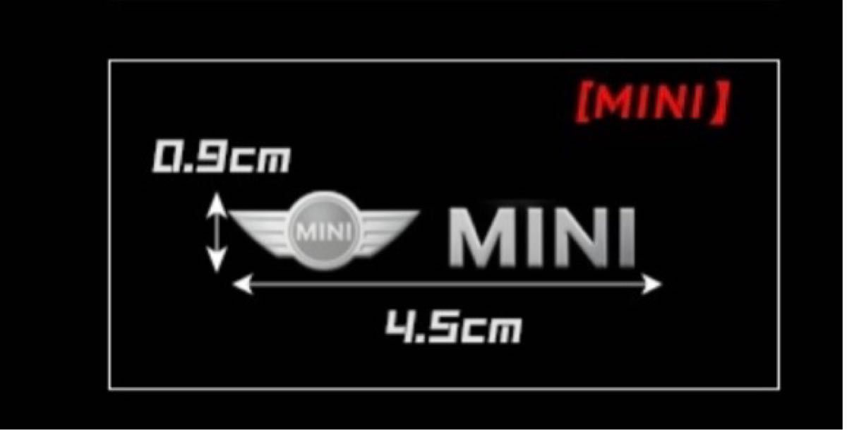 4枚セット MINI 　3D ロゴステッカー 小　ミニ カッティングステッカー。