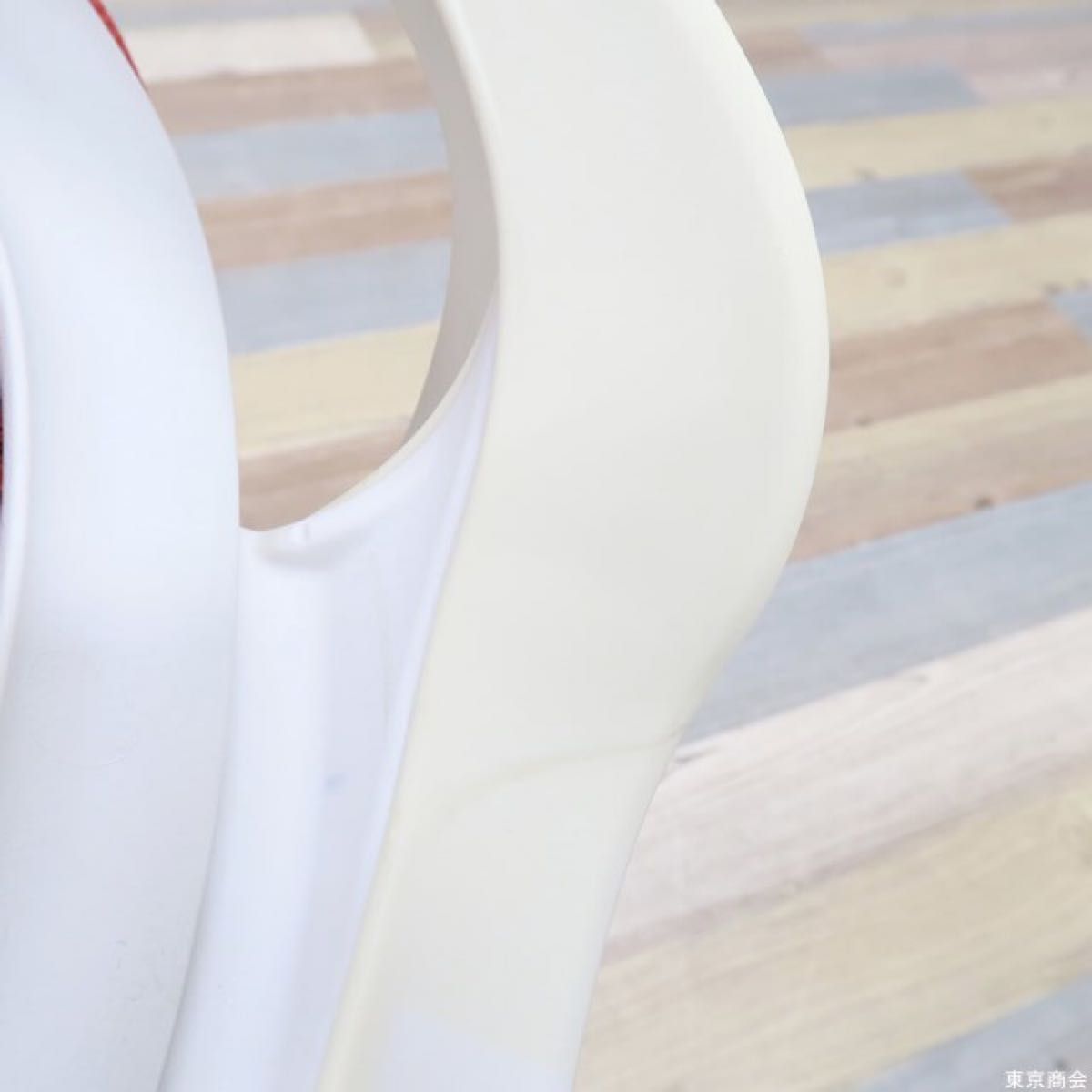 オカムラ　シルフィー　ハイバック　肘なし　ブルーグリーン　ホワイトフレーム　フレーム変色あり　2015年製