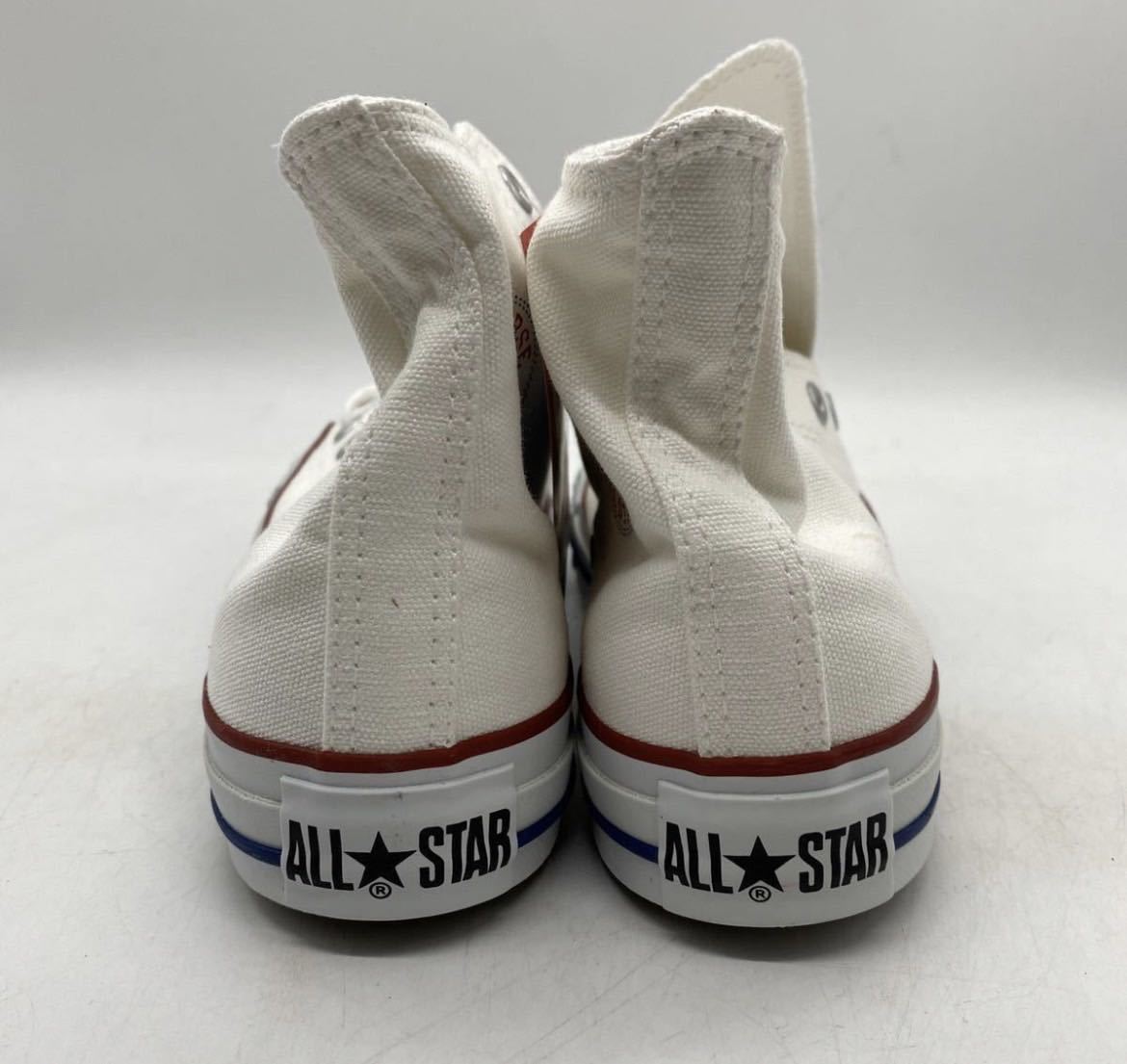 【24.5cm】新品 CONVERSE ALL STAR HI OPTICALWHITE コンバース オールスター ハイカット オプティカルホワイト インドネシア製(M7650)2405_画像6