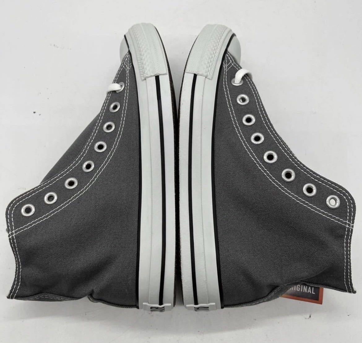 【26cm】新品 CONVERSE CANVAS ALL STAR HI CHARCOAL コンバース キャンバス オールスター ハイカット チャコール (1C988) 5087_画像5