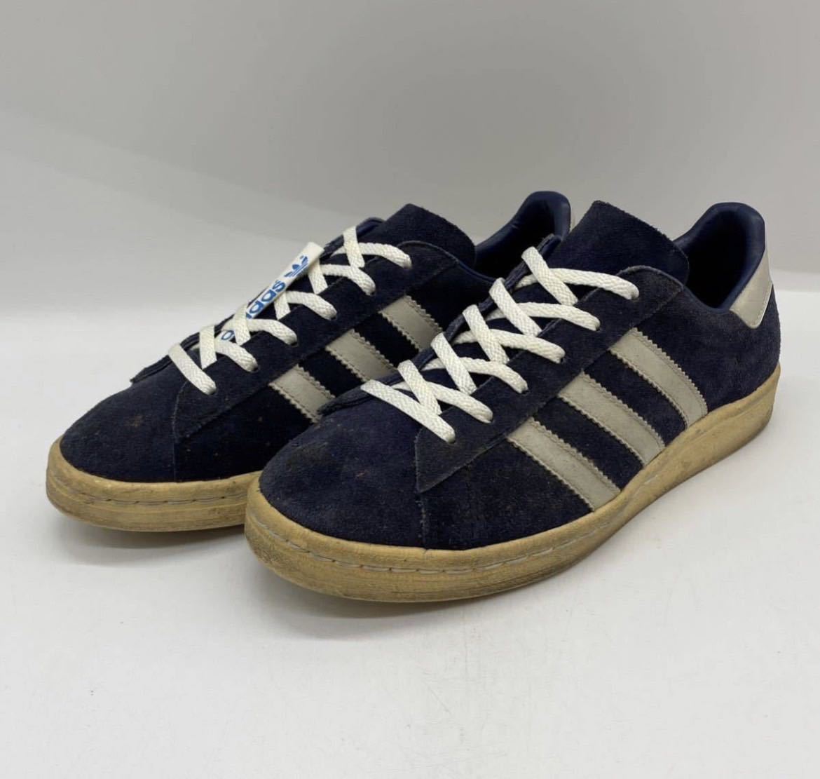 【22.5cm】1980s Vintage adidas Campus 1980年代 ヴィンテージ アディダス キャンパス 箱無し フランス製 レディース 6130