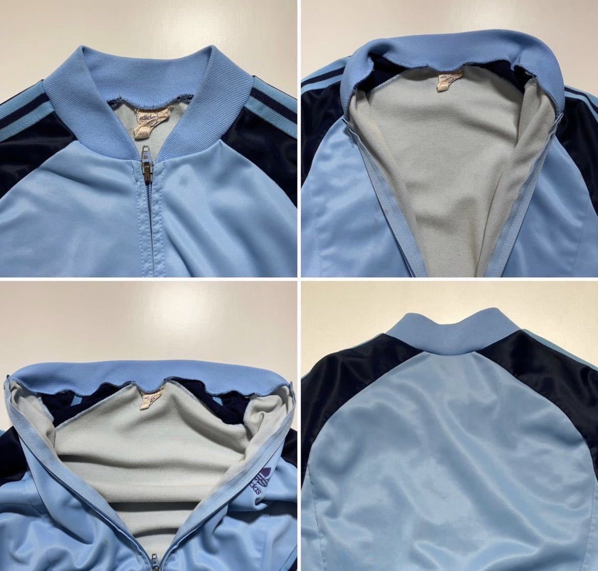 70s 80s Vintage adidas ATP Track Jacket 1970年代 1980年代 ヴィンテージ アディダATP トラック ジャージ キッズ 子供服 フランス製G2157_画像3