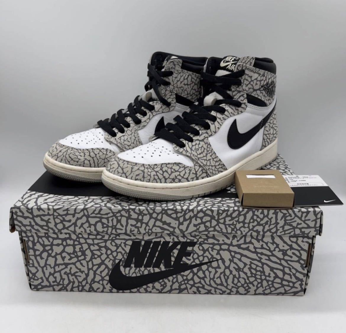 【27cm】Nike Air Jordan 1 High OG White Cement ナイキ エア ジョーダン 1 ハイ ホワイト セメント (DZ5485-052) 4478