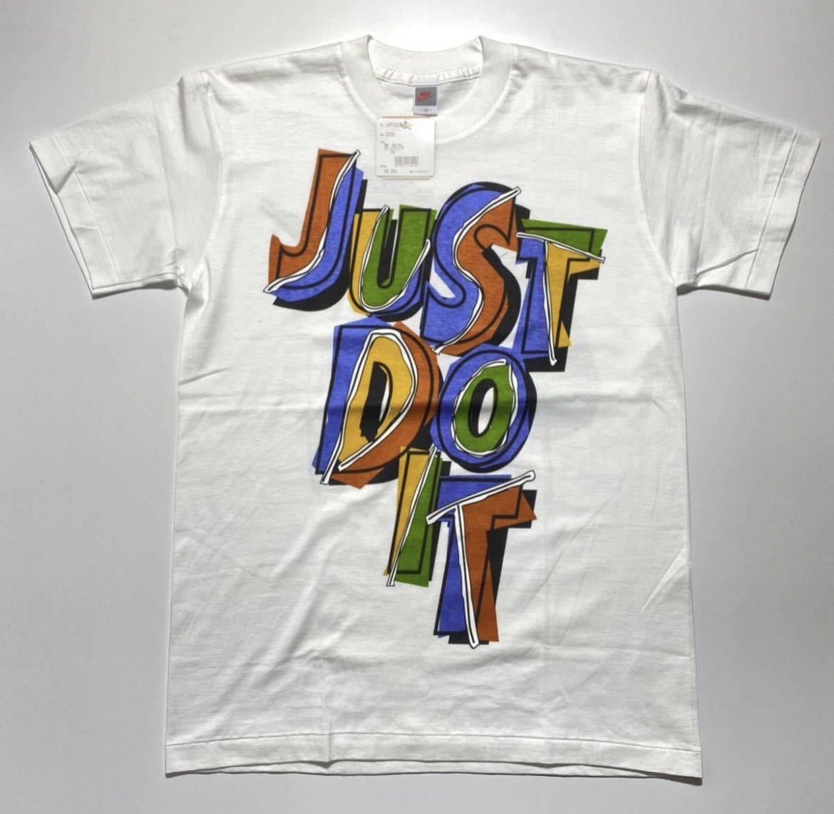 【M】90s DeadStock NIKE Just Do It Print Tee 90年代 デッドストック ナイキ プリント Tシャツ 半袖Tシャツ (LPT1223) G2043_画像1