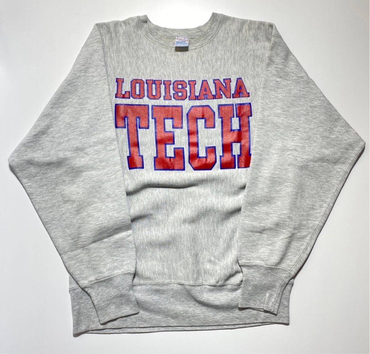 【XL】1990s Champion Reverse Weave Louisiana Tech 1990年代 チャンピオン リバースウィーブ ルイジアナテック USA製 刺繍タグ G2170