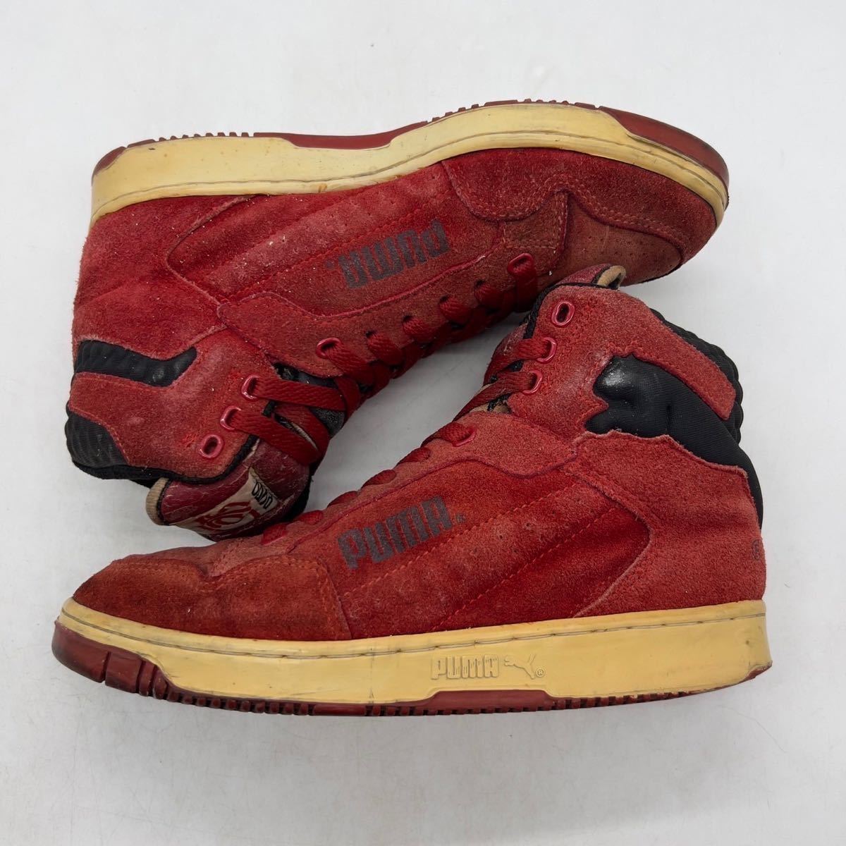 【7-1/2】1980s Vintage PUMA CATS SUEDE 1980年代 ヴィンテージ プーマ キャッツ スエード 箱無し KOREA製 4485_画像5