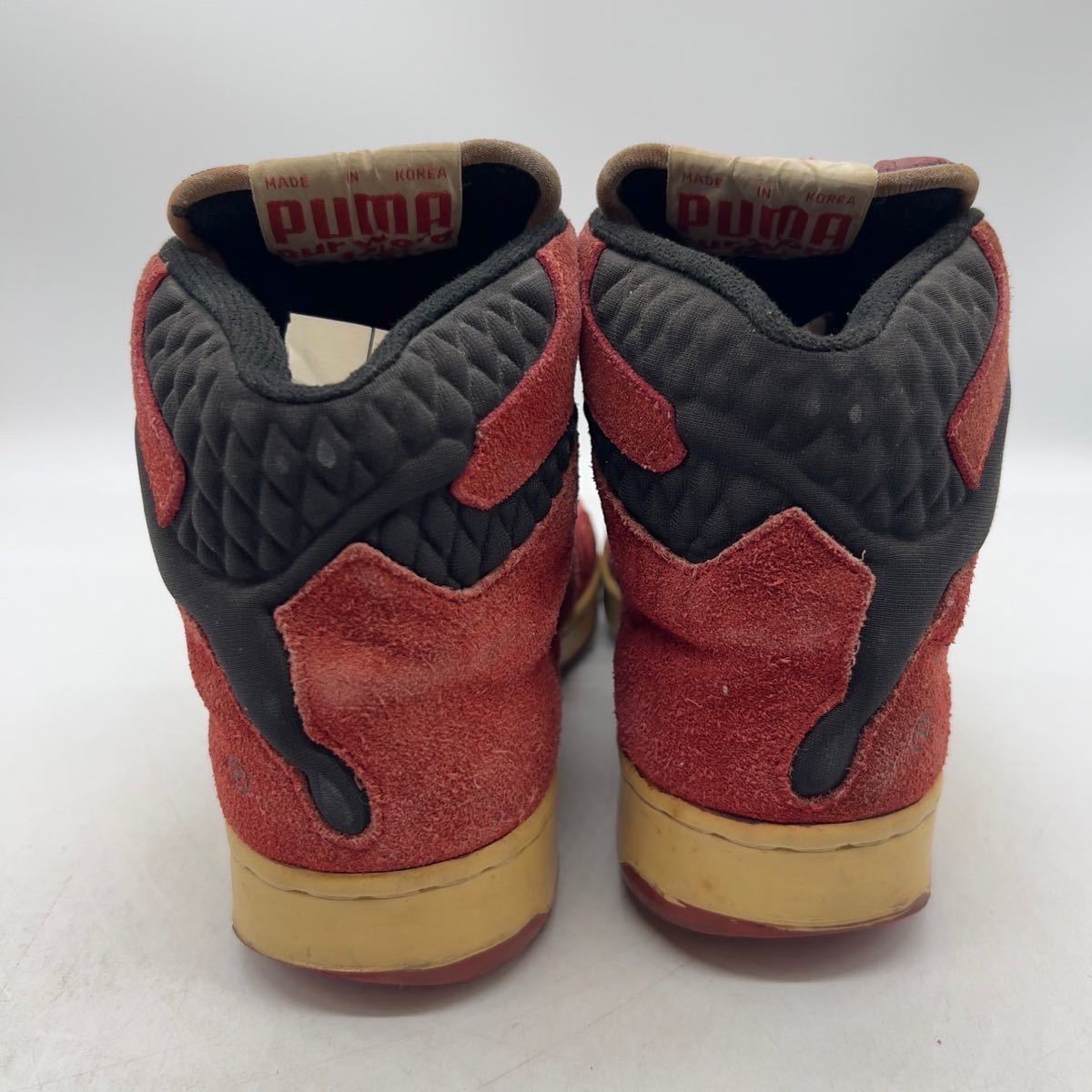 【7-1/2】1980s Vintage PUMA CATS SUEDE 1980年代 ヴィンテージ プーマ キャッツ スエード 箱無し KOREA製 4485_画像6