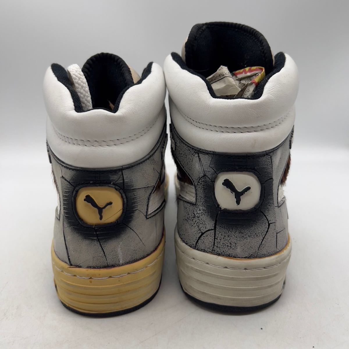 [9-1/2]1980s Vintage PUMA THE BEAST 1980 period Vintage Puma The Be -stroke box less . Taiwan made 4486