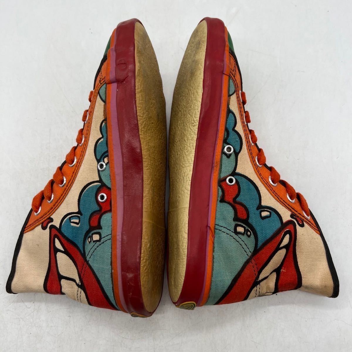 1970s Vintage Peter MAX Hi 1970年代 ヴィンテージ ピーターマックス ハイカット 箱無し 総柄 USA製 4490_画像5