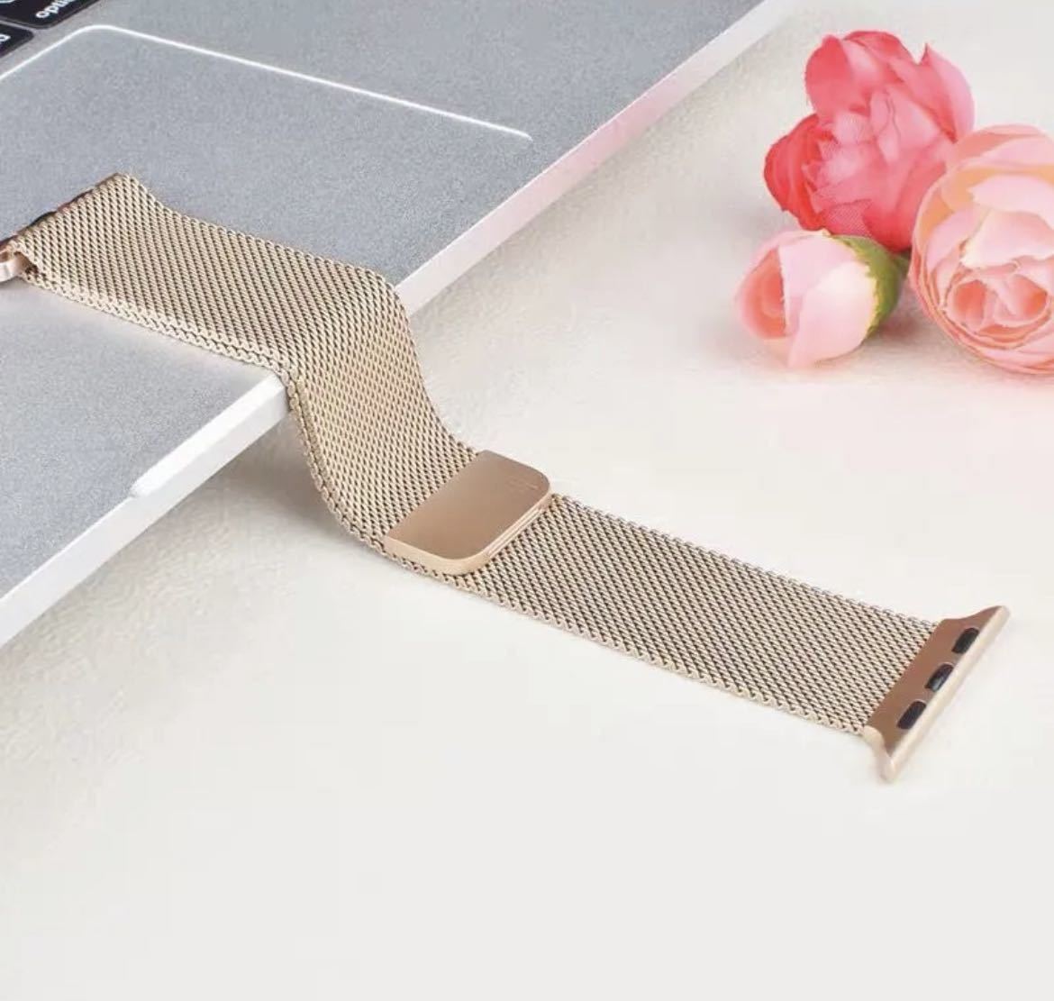 Apple Watch band stainless steel 42/44/45/49mm magnet Apple watch metal band Mira ne-ze loop high quality 