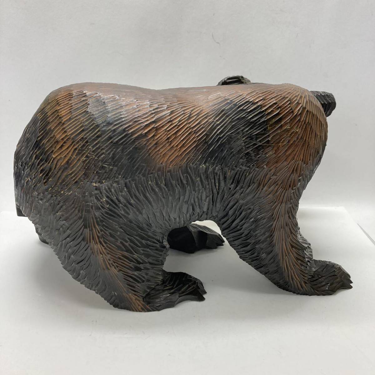 木彫り 熊 置物 オブジェ インテリア 民芸品 北海道 木工芸 木製 木彫り 熊 置物 オブジェ インテリア 民芸品 北海道 木工芸 木製