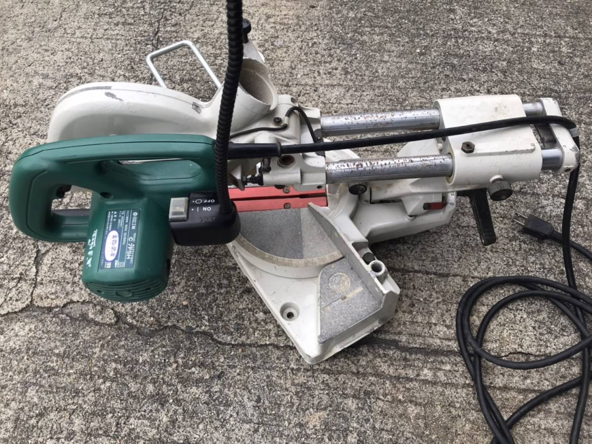 0710y Y0011】 【直接引き取り歓迎】 HITACHI 日立工機卓上スライド丸