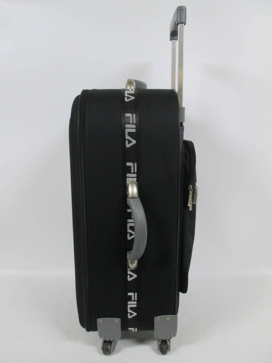 【0711o T3009】 FILA フィラ スーツケース トラベル トランク 縦内62cm×横内41cm×幅内21cm_画像2