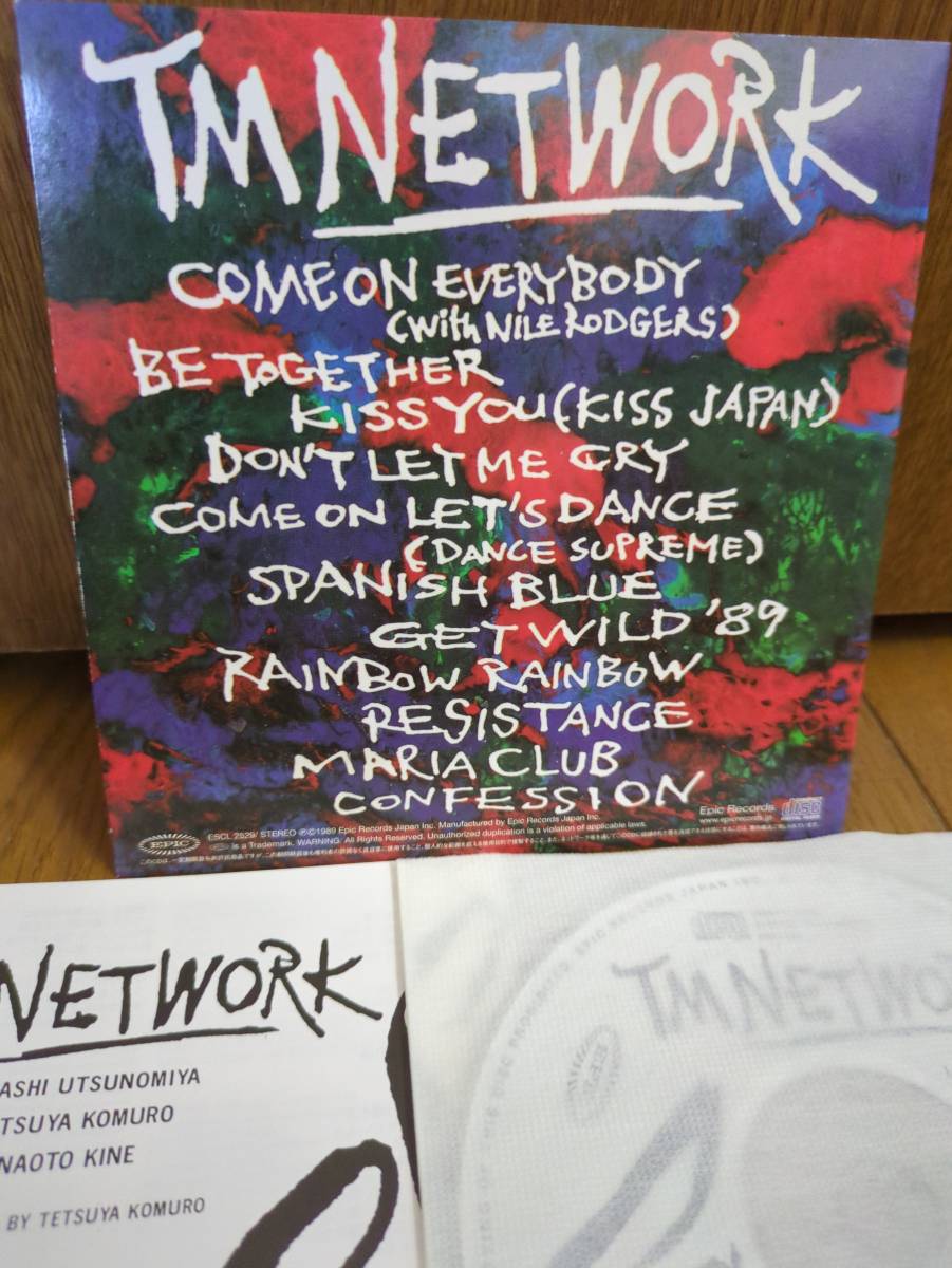 紙ジャケットCD TM NETWORK DRESS/BE TOGETHER GET WILD 89 RAINBOW RAINBOW COME ON EVERYBODY RESISTANCE/小室哲哉 宇都宮隆 木根尚登TMNの画像2