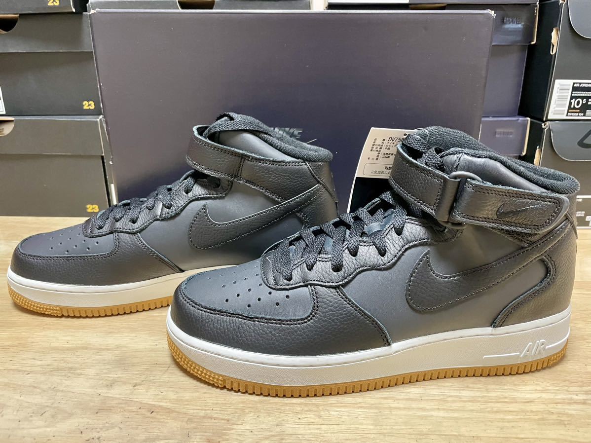 NIKE ナイキ エア フォース 1 MID '07 LX 27.0cm 新品 アンスラサイト/アンスラサイト/サミットホワイト/ブラック SNK996_画像1