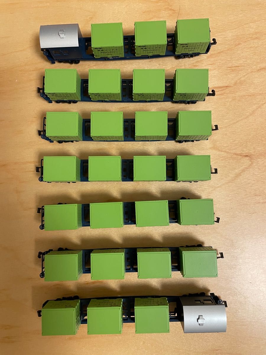 北海ライナーコンテナ車 コキ10000コキフ10000 7両セット 北海ライナーコンテナ車 コキ10000コキフ10000 7両セット