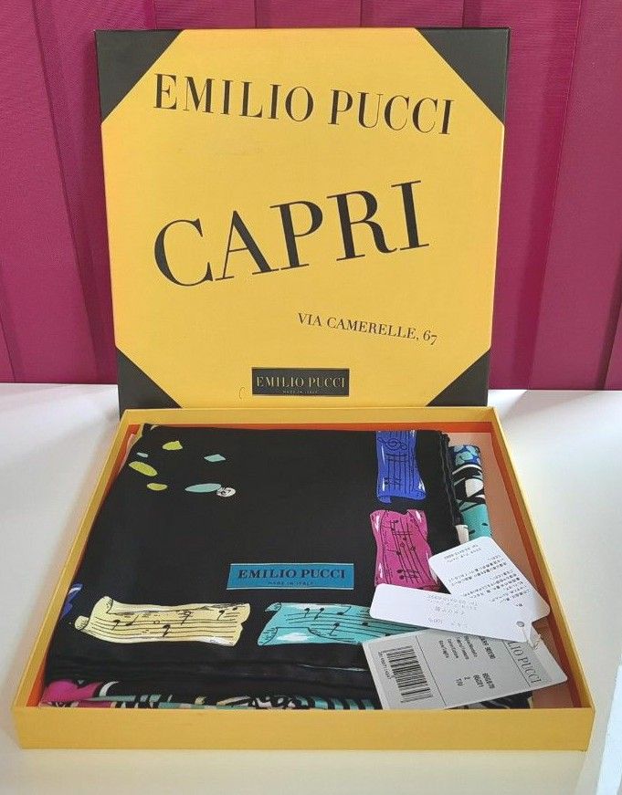 未使用 EMILIO PUCCI エミリオプッチ スカーフ CAPRI