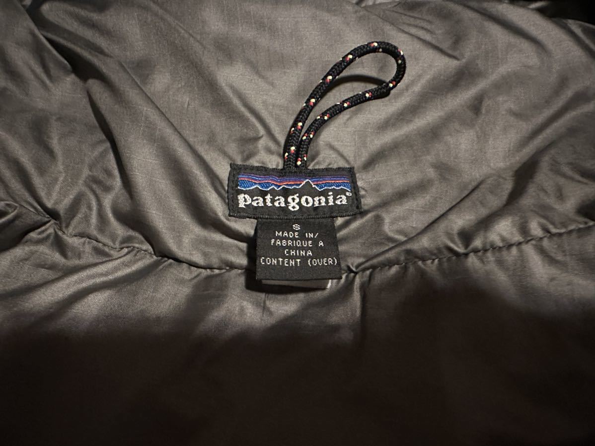 パタゴニア ダスパーカ patagonia ダウンセーター ダウン ジャケット ダスパーカー F02 グリーン ゲッコーグリーン S 美品 タグ 収納袋_画像4