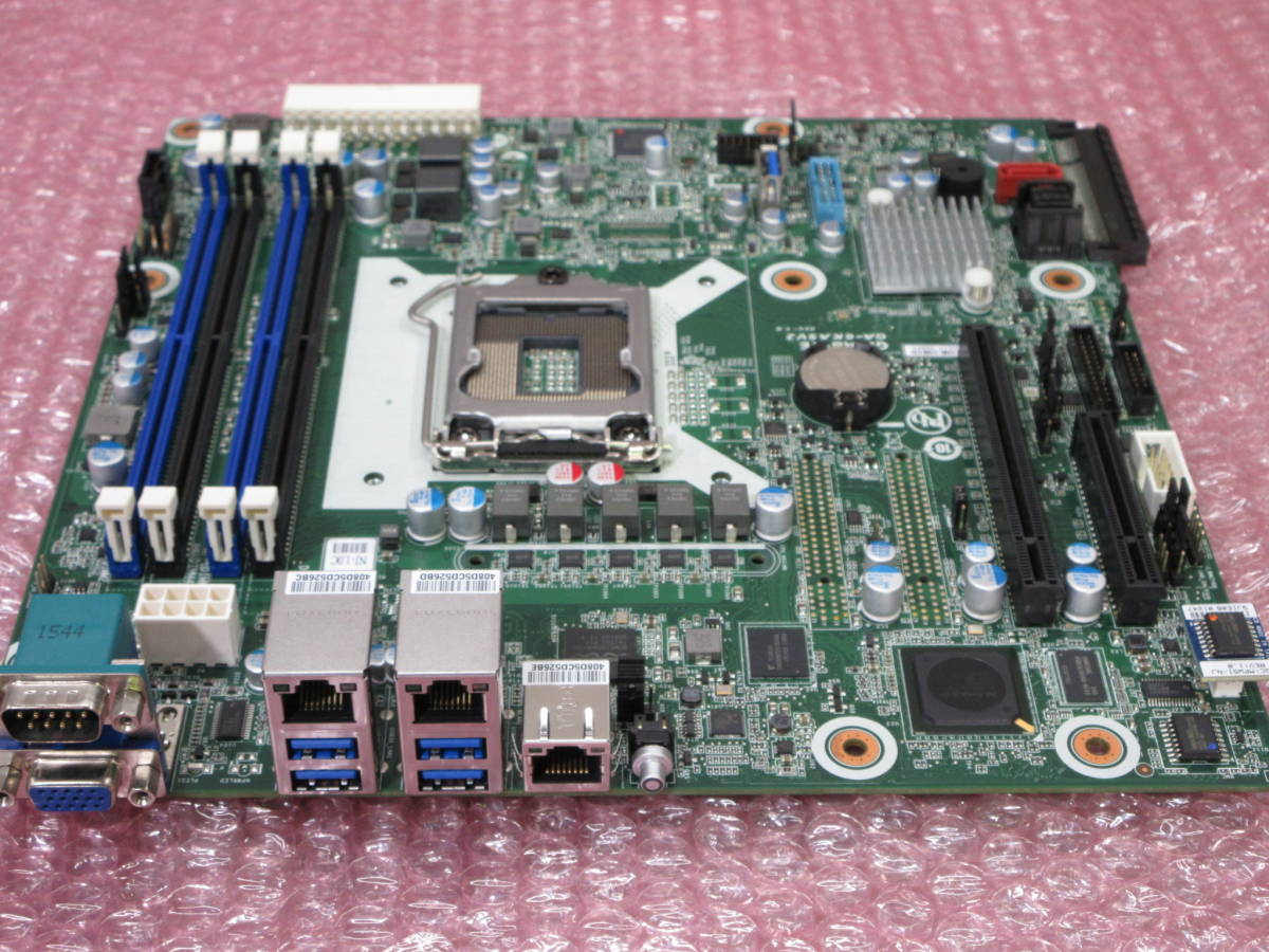 NEC Express5800/R110h マザーボード / GIGABYTE GA-6KASV2 REV:1.0 / LGA1151 / DDR4 / Back panel board + CPUヒートシンク / No.Q572_画像10