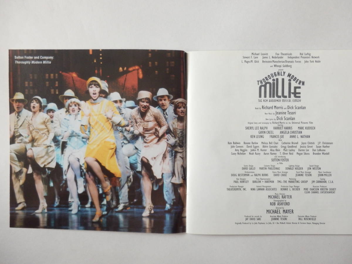 CD/モダン・ミリー: ミュージカル/Thoroughly Modern Millie- Original Broadway Cast 2002/Jeanine Tesori/Sutton Foster/Gavin Creel 他_画像5