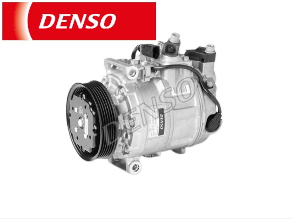 DENSO 新品 アウディ A4 B6系 3.0クワトロ 8EASNF エアコン コンプレッサー 4E0260805E 8E0260805S_画像1