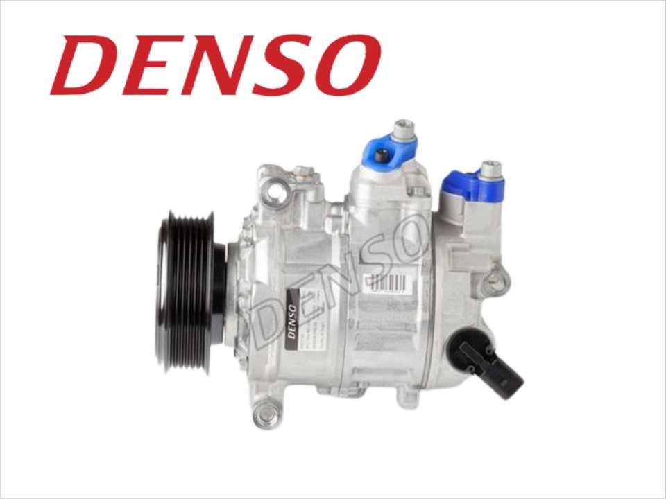 DENSO 新品 アウディ A5 B8 2.0TFSIクワトロ 8TCDNF スポーツバック 8TCDNL エアコン コンプレッサー 8KD260805 437100-571_画像1